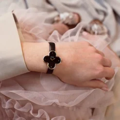 Oozoo Damen Armbanduhr Timepieces Analog Lederband schwarz UOC11524