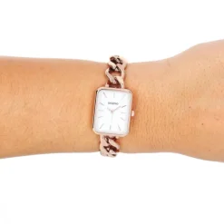 Oozoo Damen Armbanduhr Timepieces Analog Edelstahl rosegold UOC11134