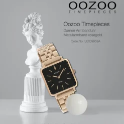 Oozoo Damen Armbanduhr Timepieces Analog Metall rosegold UOC9959A