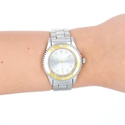 Oozoo Damen Armbanduhr Timepieces Analog Edelstahl silber UOC11145