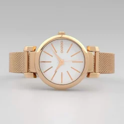 Oozoo Damen Armbanduhr Timepieces Analog Metall rosegold UOC10127