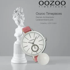 Oozoo Damen Armbanduhr Timepieces Analog Leder rose UOC10464