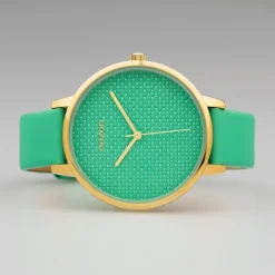 Oozoo Damen Armbanduhr Timepieces C10593 Analog Leder mintgrün UOC10593