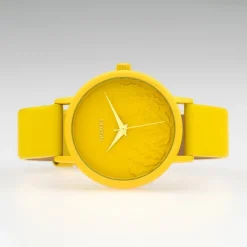 Oozoo Damen Armbanduhr Timepieces C10602 Analog Leder gelb UOC10602