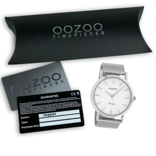 Oozoo Damen Armbanduhr Timepieces Analog Metall silber UOC9995A