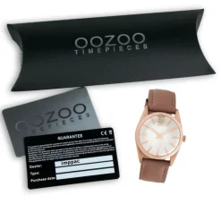 Oozoo Damen Armbanduhr Timepieces Analog Leder braun UOC10192