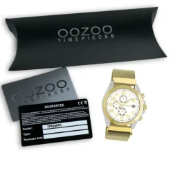 Oozoo Damen Armbanduhr Timepieces Analog Metall gold UOC10730