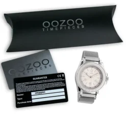 Oozoo Damen Armbanduhr Timepieces Analog Metall silber UOC10739