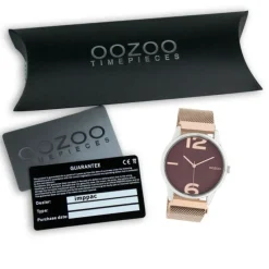 Oozoo Damen Armbanduhr Timepieces Analog Metall rosegold UOC10868
