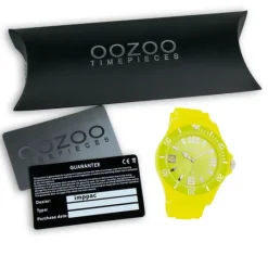 Oozoo Damen Armbanduhr Timepieces Analog Silikon gelb UOC4332A