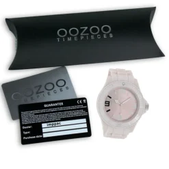 Oozoo Damen Armbanduhr Timepieces Analog Silikon rosa UOC4345A
