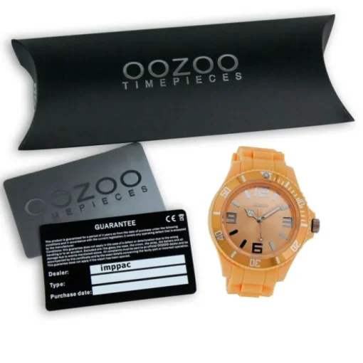 Oozoo Damen Armbanduhr Timepieces Analog Silikon orange UOC4348A