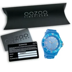 Oozoo Damen Armbanduhr Timepieces Analog Silikon blau UOC4655A