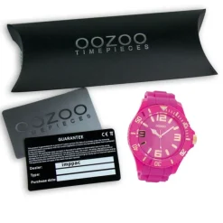 Oozoo Damen Armbanduhr Timepieces Analog Silikon pink UOC5027A