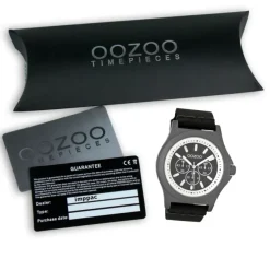 Oozoo Damen Armbanduhr Timepieces Analog Leder schwarz UOC6514A