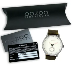 Oozoo Damen Armbanduhr Timepieces Analog Leder dunkelblau UOC9005A