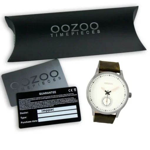 Oozoo Damen Armbanduhr Timepieces Analog Leder dunkelblau UOC9005A