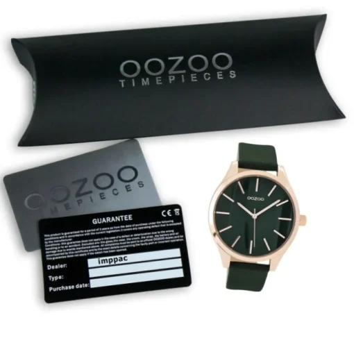 Oozoo Damen Armbanduhr Timepieces Analog Leder schwarz UOC9503A