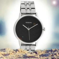 Oozoo Damen Armbanduhr Timepieces C10556 Analog Edelstahl silber UOC10556