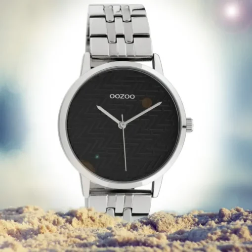 Oozoo Damen Armbanduhr Timepieces C10556 Analog Edelstahl silber UOC10556