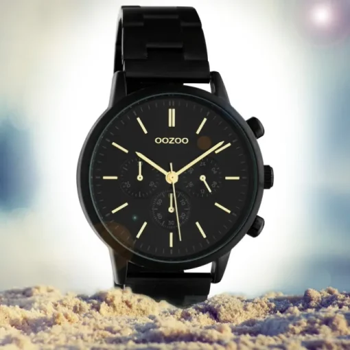 Oozoo Damen Armbanduhr Timepieces C10564 Analog Edelstahl schwarz UOC10564