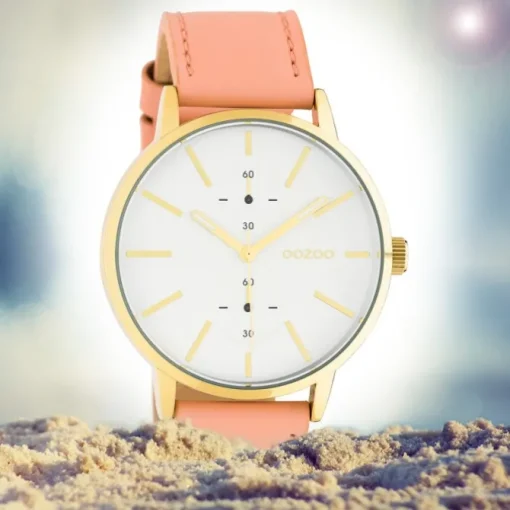 Oozoo Damen Armbanduhr Timepieces C10588 Analog Leder rosa UOC10588