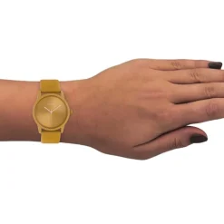 Oozoo Damen Armbanduhr Timepieces C10948 Analog Leder gelb UOC10948