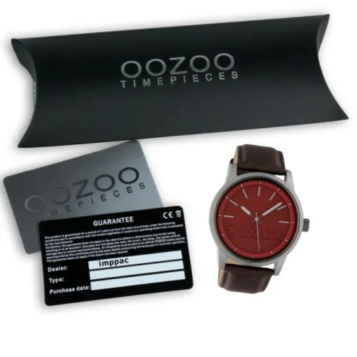 Oozoo Damen Armbanduhr Timepieces Analog Leder braun UOC10306