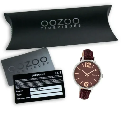 Oozoo Damen Armbanduhr Timepieces Analog Leder braun UOC10457