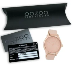 Oozoo Damen Armbanduhr Timepieces Analog Leder rosa UOC9686A