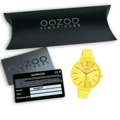 Oozoo Damen Armbanduhr Timepieces Analog Leder gelb UOC11184