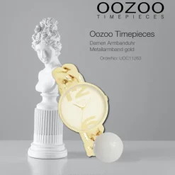 Oozoo Damen Armbanduhr Timepieces Analog Metall gold UOC11263