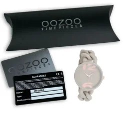 Oozoo Damen Armbanduhr Timepieces Analog Kunststoff taupe hellbraun UOC11265