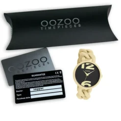 Oozoo Damen Armbanduhr Timepieces Analog Kunststoff gold UOC11266