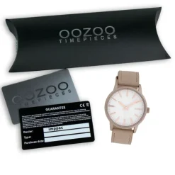 Oozoo Damen Armbanduhr Timepieces Analog Leder rosa UOC10017