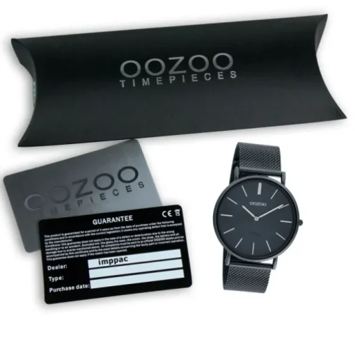 Oozoo Damen Armbanduhr Timepieces Analog Metall dunkelblau UOC20003
