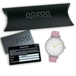 Oozoo Damen Armbanduhr Timepieces Analog Leder pink UOC10180