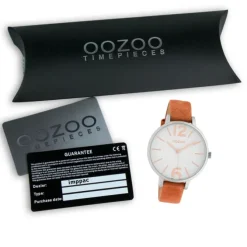 Oozoo Damen Armbanduhr Timepieces Analog Leder braun UOC10435