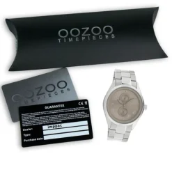 Oozoo Damen Armbanduhr Timepieces Analog Metall silber UOC10631