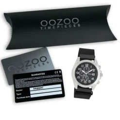 Oozoo Damen Armbanduhr Timepieces Analog Metall schwarz UOC10732