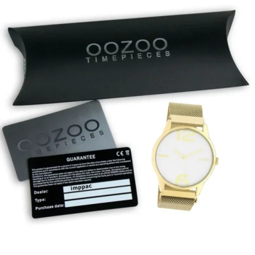 Oozoo Damen Armbanduhr Timepieces Analog Metall gold UOC10867