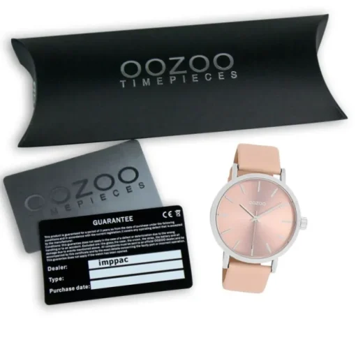 Oozoo Damen Armbanduhr Timepieces Analog Leder rosa UOC11193