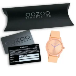 Oozoo Damen Armbanduhr Timepieces Analog Leder orange UOC11075