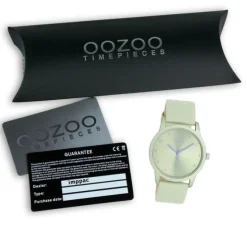 Oozoo Damen Armbanduhr Timepieces Analog Leder grün UOC11077