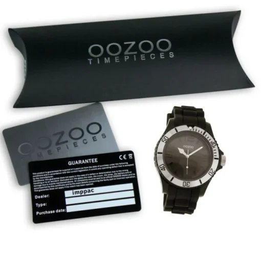 Oozoo Damen Armbanduhr Timepieces Analog Silikon schwarz UOC4353A