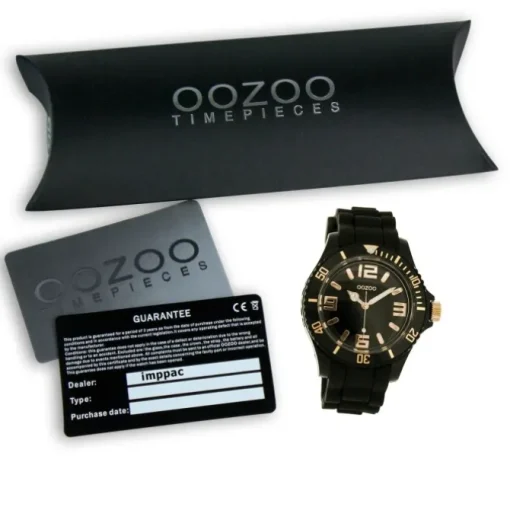 Oozoo Damen Armbanduhr Timepieces Analog Silikon schwarz UOC4354A