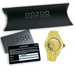 Oozoo Damen Armbanduhr Timepieces Analog Silikon gelb UOC4355A