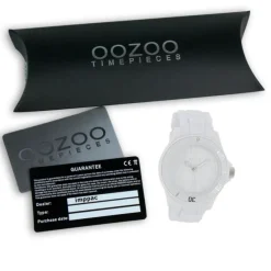 Oozoo Damen Armbanduhr Timepieces Analog Silikon weiß UOC4361A