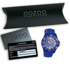 Oozoo Damen Armbanduhr Timepieces Analog Silikon blau UOC5049A