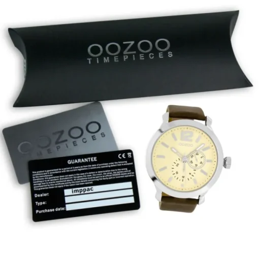 Oozoo Damen Armbanduhr Timepieces Analog Leder braun UOC6076A